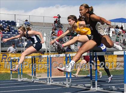 Thumbnail 1 in Mullen Runner's Roost Invitational (Girls 100 Hurdles)  photogallery.