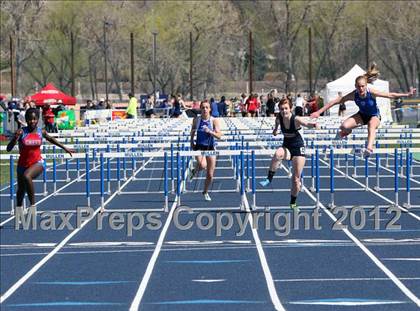 Thumbnail 1 in Mullen Runner's Roost Invitational (Girls 100 Hurdles)  photogallery.