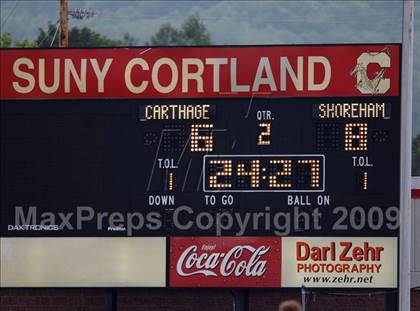 Thumbnail 2 in Carthage vs. Shoreham-Wading River (NYSPHSAA Class C Semifinal) photogallery.