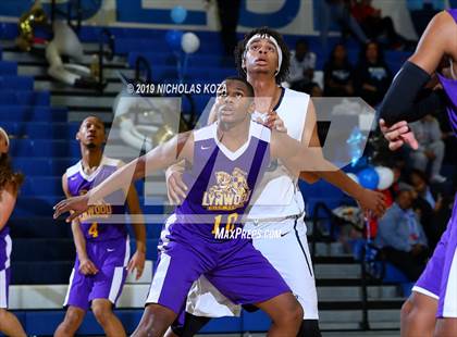 Thumbnail 2 in Lynwood vs. Compton (CIF SS Playoffs) photogallery.