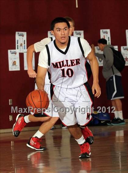 Thumbnail 1 in Moorpark vs. Miller (MaxPreps Holiday Classic) photogallery.