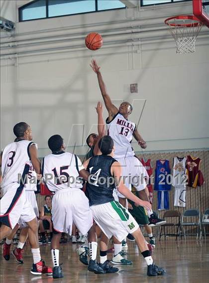 Thumbnail 2 in Moorpark vs. Miller (MaxPreps Holiday Classic) photogallery.