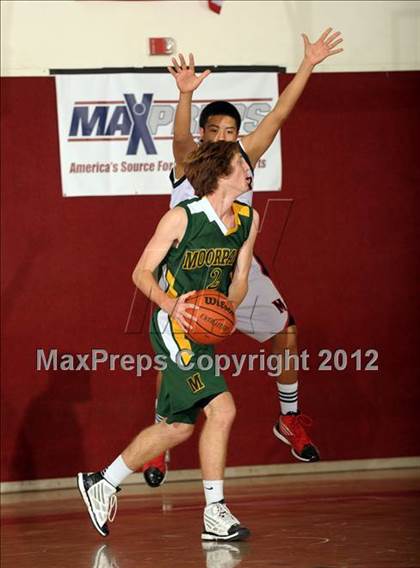Thumbnail 2 in Moorpark vs. Miller (MaxPreps Holiday Classic) photogallery.