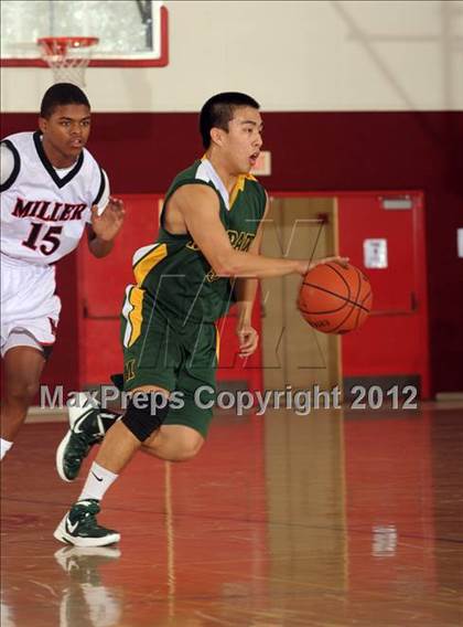 Thumbnail 3 in Moorpark vs. Miller (MaxPreps Holiday Classic) photogallery.