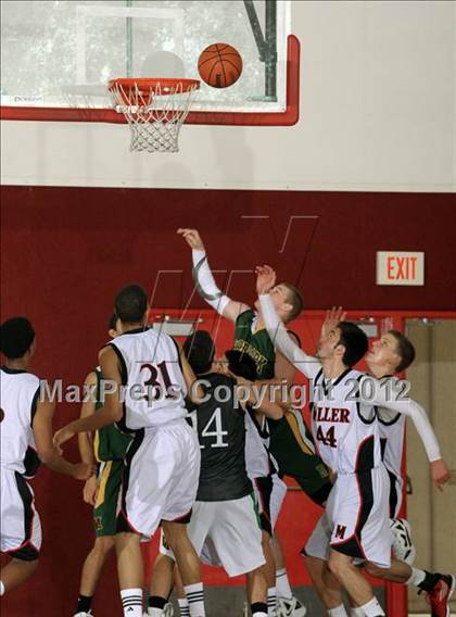 Thumbnail 2 in Moorpark vs. Miller (MaxPreps Holiday Classic) photogallery.
