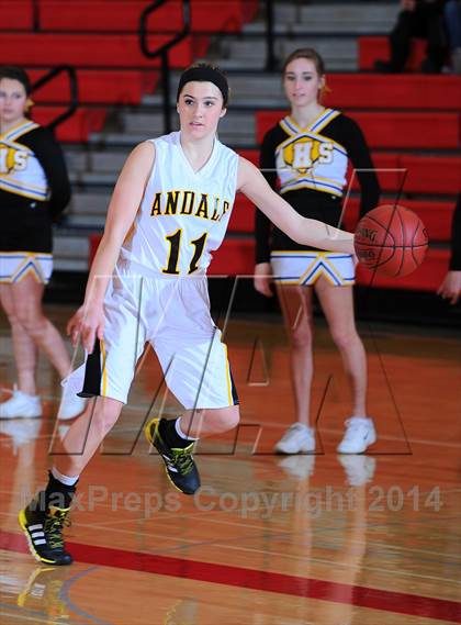 Thumbnail 3 in Andale vs Olathe East (Mid America Classic 1st Round) photogallery.