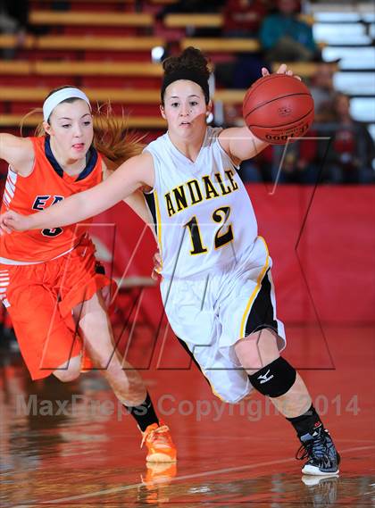 Thumbnail 2 in Andale vs Olathe East (Mid America Classic 1st Round) photogallery.