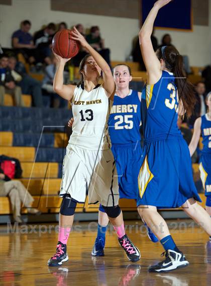 Thumbnail 3 in East Haven vs. Mercy photogallery.