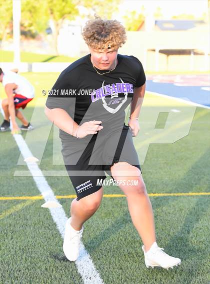 Thumbnail 3 in Scottsdale Christian Academy vs. Northwest Christian (7-on-7 Game) photogallery.
