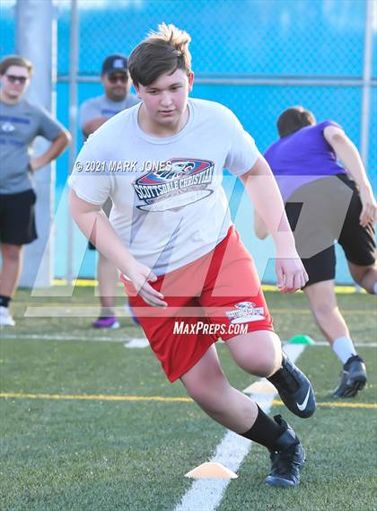 Thumbnail 2 in Scottsdale Christian Academy vs. Northwest Christian (7-on-7 Game) photogallery.