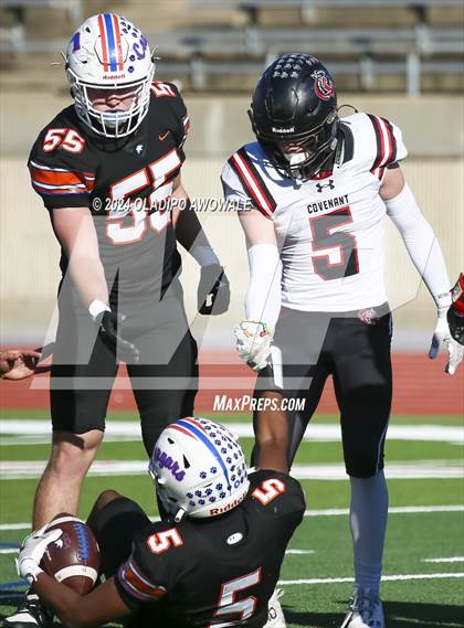 Thumbnail 1 in Covenant vs. Covenant Christian (TAPPS Football Div III Playoff) photogallery.