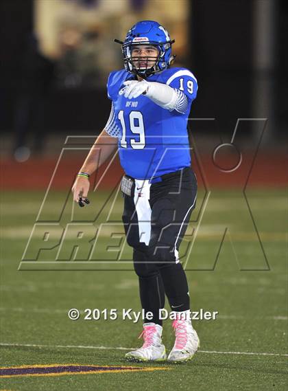 Thumbnail 2 in Godley vs Krum (UIL 4A Division 2 Region 1 Bi-District Playoff) photogallery.