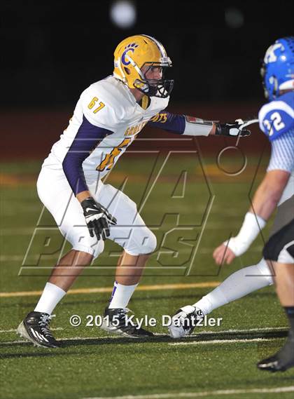 Thumbnail 3 in Godley vs Krum (UIL 4A Division 2 Region 1 Bi-District Playoff) photogallery.