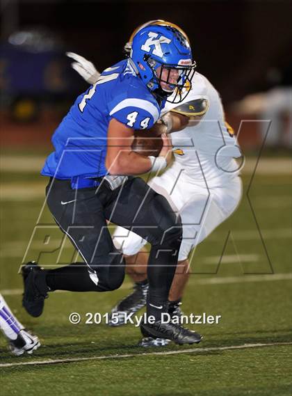 Thumbnail 3 in Godley vs Krum (UIL 4A Division 2 Region 1 Bi-District Playoff) photogallery.