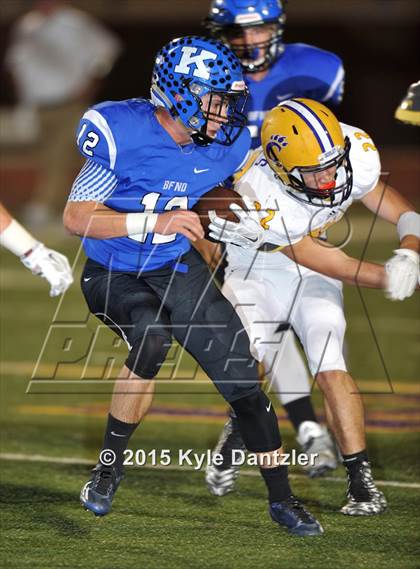 Thumbnail 1 in Godley vs Krum (UIL 4A Division 2 Region 1 Bi-District Playoff) photogallery.