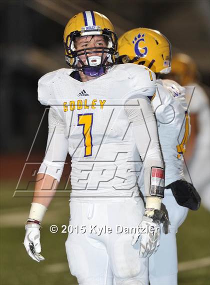 Thumbnail 1 in Godley vs Krum (UIL 4A Division 2 Region 1 Bi-District Playoff) photogallery.