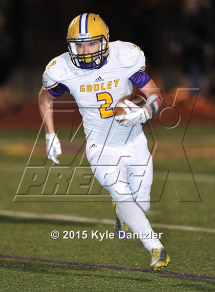 Thumbnail 1 in Godley vs Krum (UIL 4A Division 2 Region 1 Bi-District Playoff) photogallery.