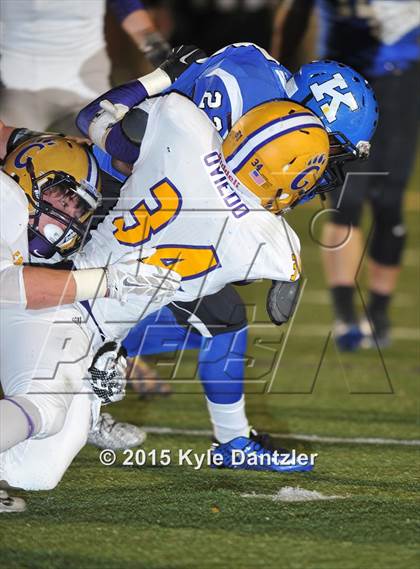 Thumbnail 2 in Godley vs Krum (UIL 4A Division 2 Region 1 Bi-District Playoff) photogallery.
