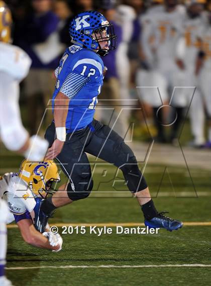 Thumbnail 3 in Godley vs Krum (UIL 4A Division 2 Region 1 Bi-District Playoff) photogallery.