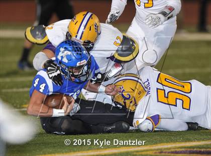 Thumbnail 3 in Godley vs Krum (UIL 4A Division 2 Region 1 Bi-District Playoff) photogallery.