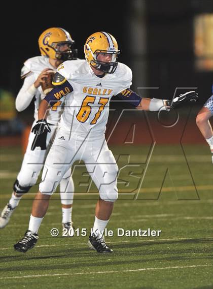 Thumbnail 3 in Godley vs Krum (UIL 4A Division 2 Region 1 Bi-District Playoff) photogallery.