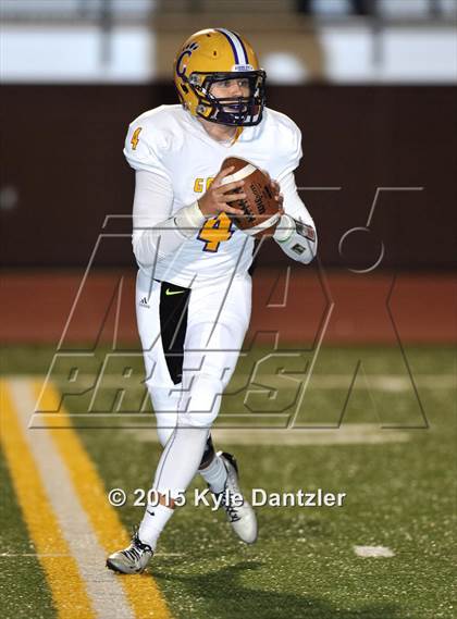 Thumbnail 3 in Godley vs Krum (UIL 4A Division 2 Region 1 Bi-District Playoff) photogallery.
