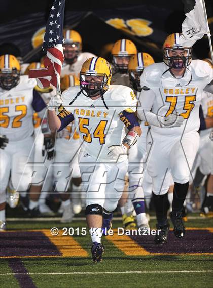 Thumbnail 1 in Godley vs Krum (UIL 4A Division 2 Region 1 Bi-District Playoff) photogallery.