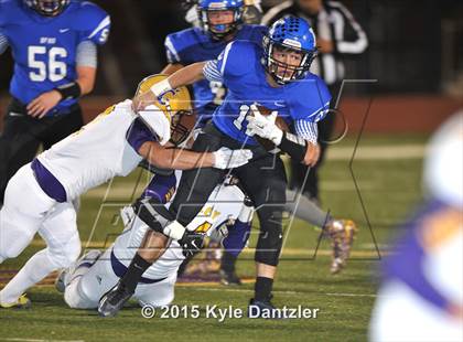 Thumbnail 3 in Godley vs Krum (UIL 4A Division 2 Region 1 Bi-District Playoff) photogallery.