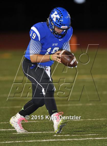 Thumbnail 3 in Godley vs Krum (UIL 4A Division 2 Region 1 Bi-District Playoff) photogallery.