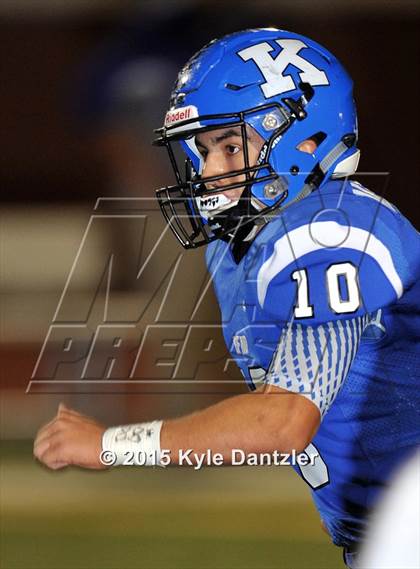 Thumbnail 2 in Godley vs Krum (UIL 4A Division 2 Region 1 Bi-District Playoff) photogallery.