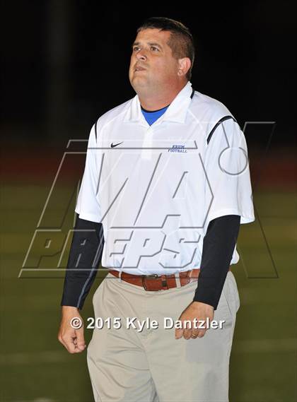 Thumbnail 2 in Godley vs Krum (UIL 4A Division 2 Region 1 Bi-District Playoff) photogallery.