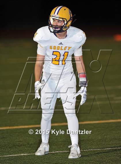 Thumbnail 3 in Godley vs Krum (UIL 4A Division 2 Region 1 Bi-District Playoff) photogallery.