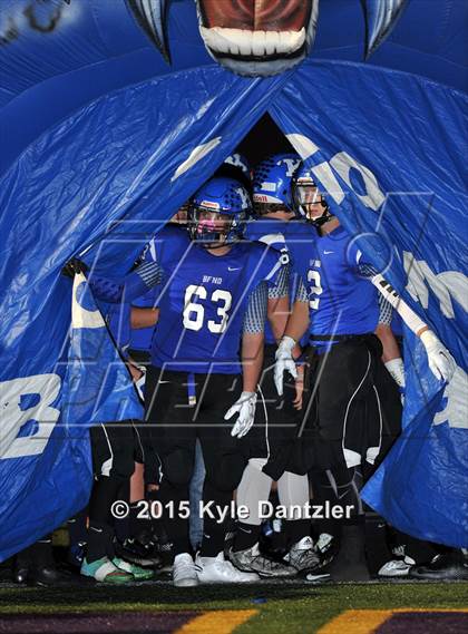 Thumbnail 3 in Godley vs Krum (UIL 4A Division 2 Region 1 Bi-District Playoff) photogallery.