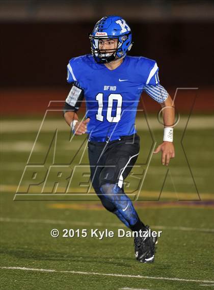 Thumbnail 1 in Godley vs Krum (UIL 4A Division 2 Region 1 Bi-District Playoff) photogallery.