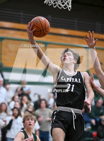 Thumbnail 1 in Capital vs Eagle (IHSAA District III Tournament Play-In) photogallery.