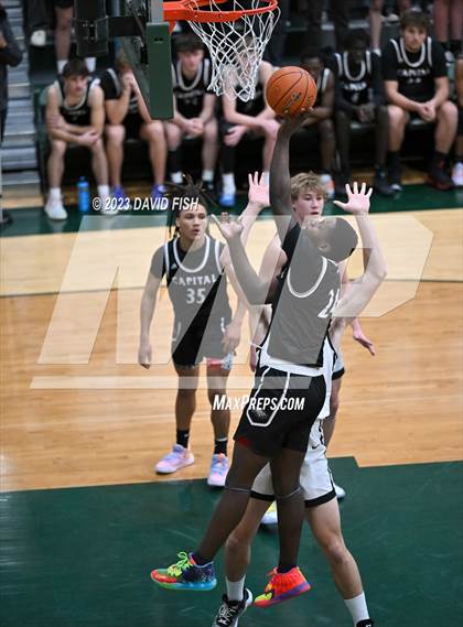 Thumbnail 2 in Capital vs Eagle (IHSAA District III Tournament Play-In) photogallery.