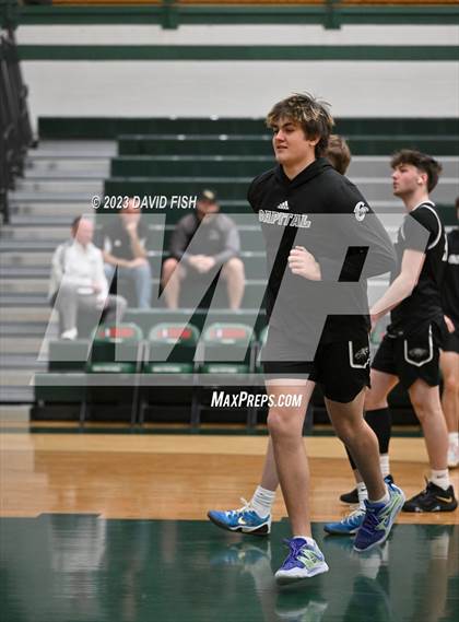 Thumbnail 2 in Capital vs Eagle (IHSAA District III Tournament Play-In) photogallery.