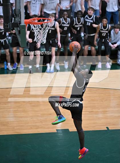 Thumbnail 3 in Capital vs Eagle (IHSAA District III Tournament Play-In) photogallery.