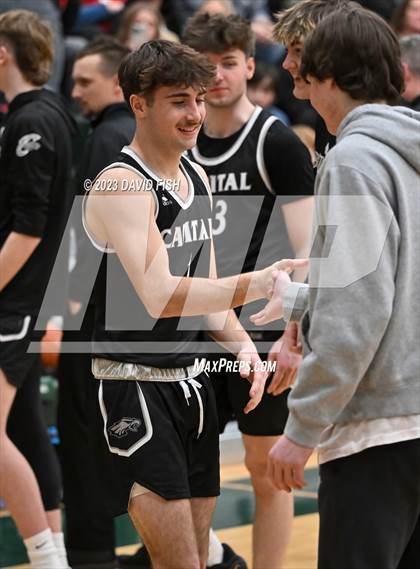 Thumbnail 1 in Capital vs Eagle (IHSAA District III Tournament Play-In) photogallery.