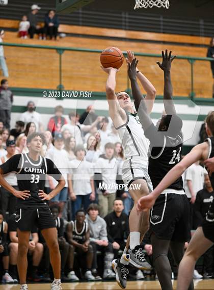 Thumbnail 2 in Capital vs Eagle (IHSAA District III Tournament Play-In) photogallery.
