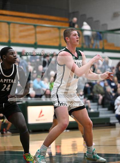 Thumbnail 3 in Capital vs Eagle (IHSAA District III Tournament Play-In) photogallery.