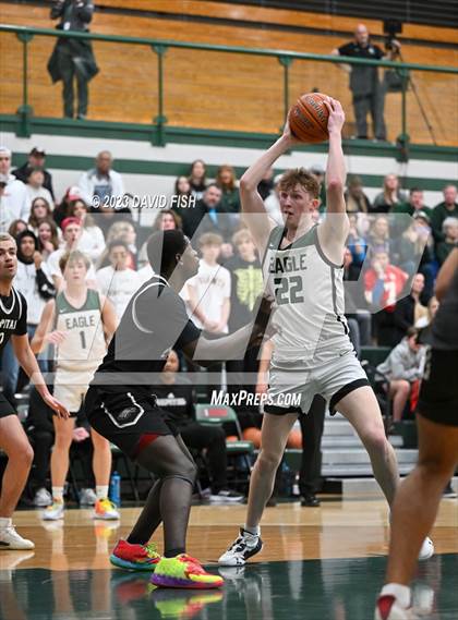 Thumbnail 2 in Capital vs Eagle (IHSAA District III Tournament Play-In) photogallery.