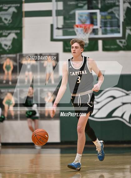 Thumbnail 2 in Capital vs Eagle (IHSAA District III Tournament Play-In) photogallery.