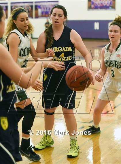 Thumbnail 2 in Bourgade Catholic @ Phoenix Christian (AIA D4 Playoff) photogallery.