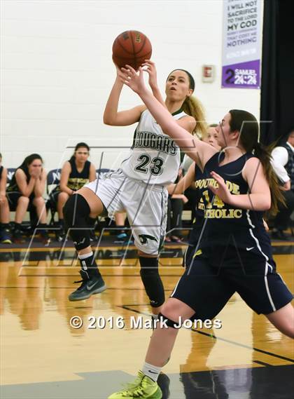 Thumbnail 1 in Bourgade Catholic @ Phoenix Christian (AIA D4 Playoff) photogallery.