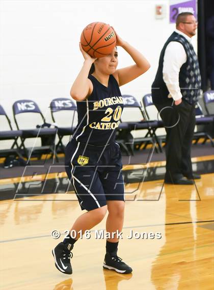 Thumbnail 1 in Bourgade Catholic @ Phoenix Christian (AIA D4 Playoff) photogallery.
