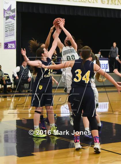 Thumbnail 1 in Bourgade Catholic @ Phoenix Christian (AIA D4 Playoff) photogallery.