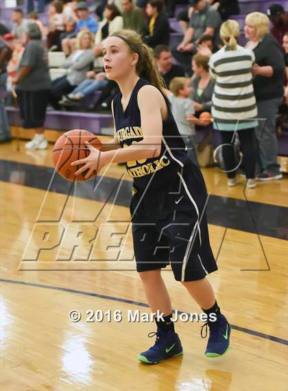 Thumbnail 1 in Bourgade Catholic @ Phoenix Christian (AIA D4 Playoff) photogallery.