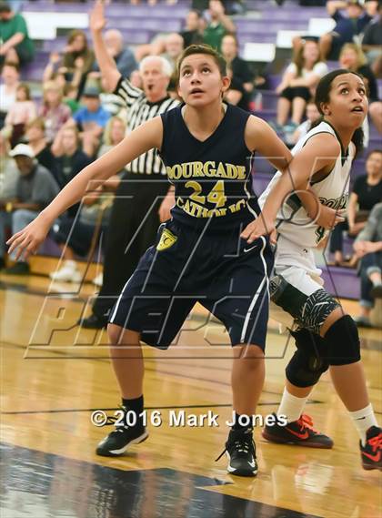 Thumbnail 3 in Bourgade Catholic @ Phoenix Christian (AIA D4 Playoff) photogallery.