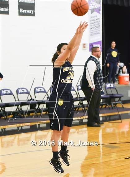 Thumbnail 3 in Bourgade Catholic @ Phoenix Christian (AIA D4 Playoff) photogallery.